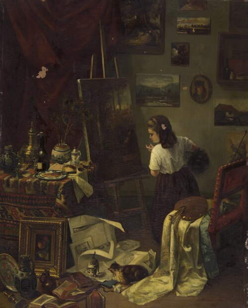 An Artist's Studio, , 