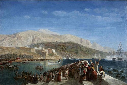 Arrivée de Napoléon III à Villefranche en 1860, 1861, 