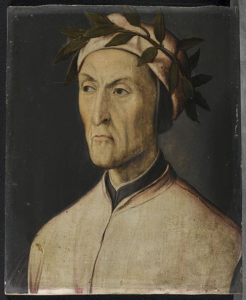 Portrait de Dante Alighieri, 1600, 