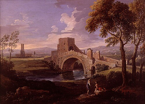 Landscape with Bridge, 1650, 