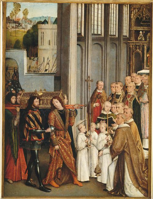 Translation des reliques de saint Foillan, 1490, 