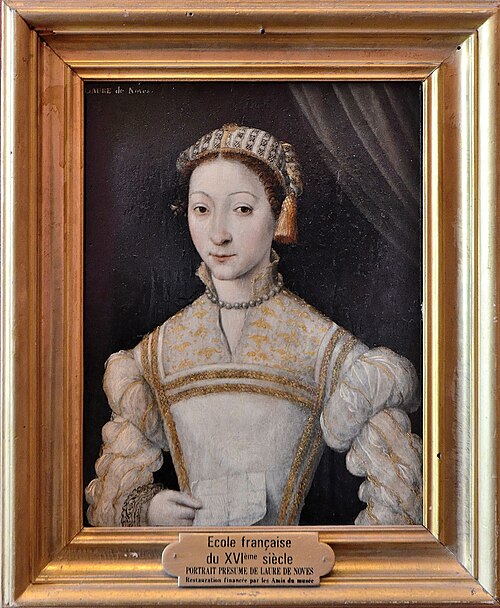Portrait présumé de Laure de Noves, 1600, 
