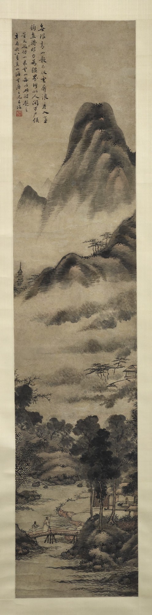 Landscape in the Style of Mi Fu, 1801, 