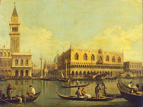Venice: the Molo from the Bacino di S. Marco, 1750, 