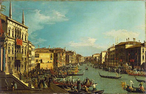 Venice: a Regatta on the Grand Canal, 1750, 