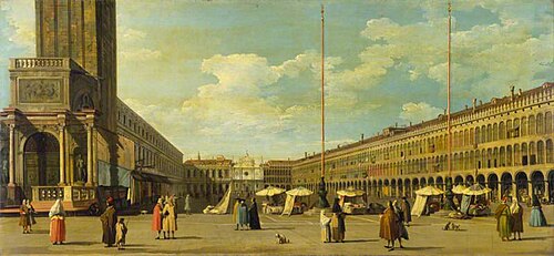 Venice: the Piazza San Marco, 1750, 