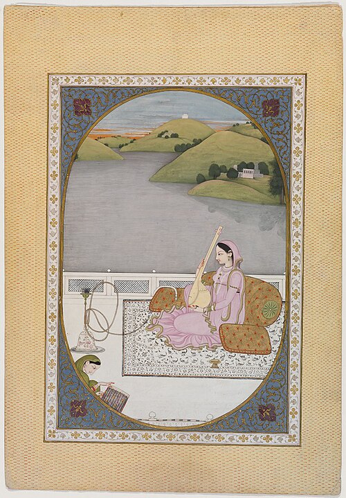 Chitrini Nayika, from a Rasikapriya Series, 1780, 