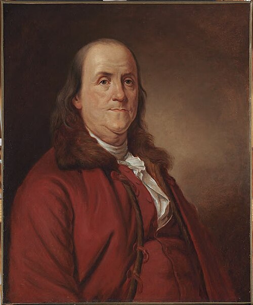 Benjamin Franklin (1706-1790), after Joseph-Siffred Duplessis (1725-1802), 1867, 