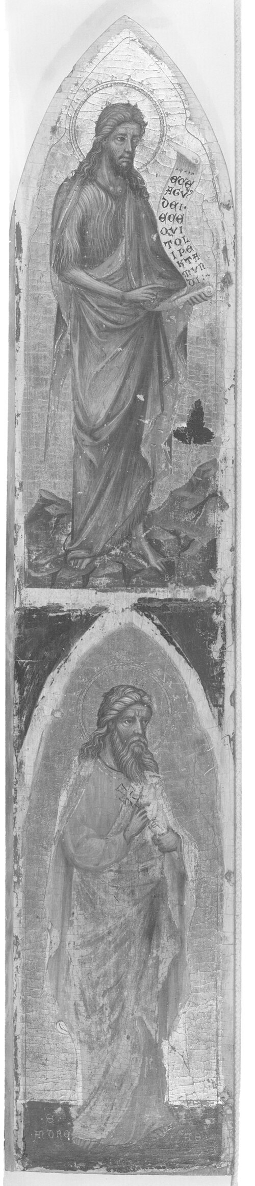 Saints John the Baptist and Andrew, 1375, 