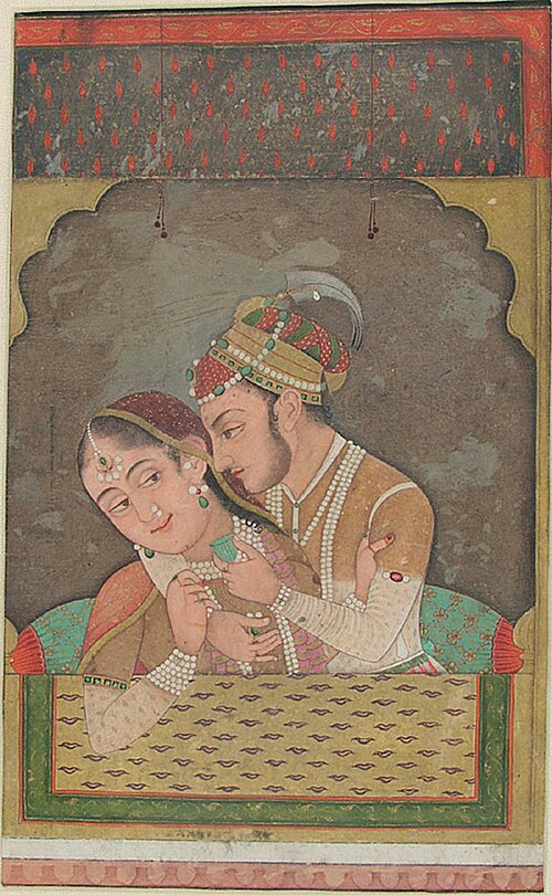 Loving Couple at a Balcony, 1780, 