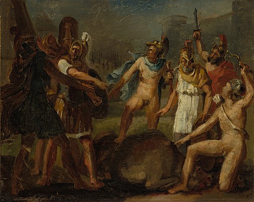 Oath of the Seven Chieftains before Thebes, 1817, 