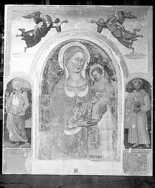 Virgin and Child with a Male Donor, 1370, 