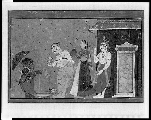 Devotees Pay Homage to Vamana, the Fifth Avatar of Vishnu, 1720, 