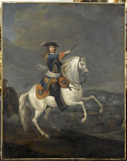 Portrait de Philippe, duc d'Orléans, régent de France à cheval, 1750, 