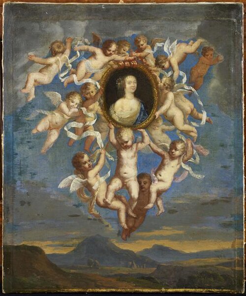 Portrait d'Henriette de Coligny, comtesse de la Suze, 1675, 