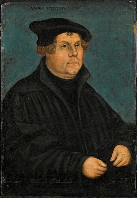 Portrait de Luther, 1550, 