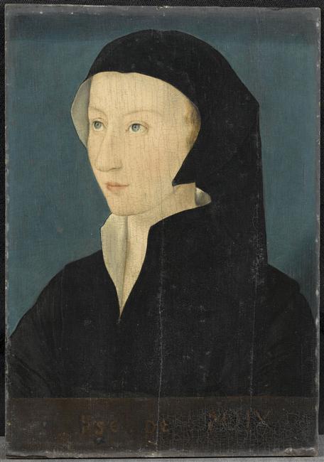 Portrait d'Aimée Motier de la Fayette, 1530, 
