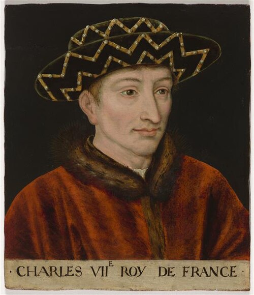 Portrait de Charles VII, roi de France, 1600, 