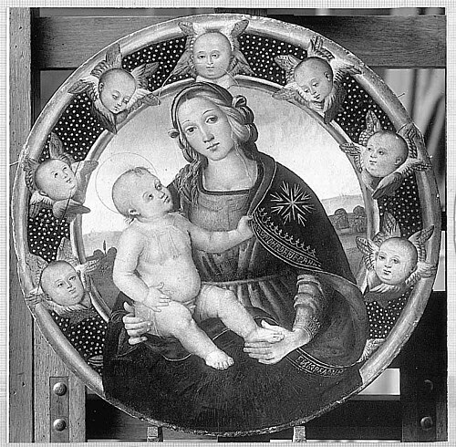 The Virgin with the Child and Cherub, 1485, 