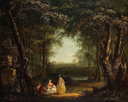 Music-Making Society in the Forest, 1775, 