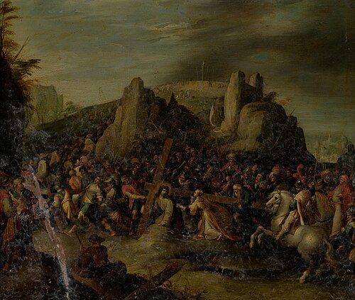 Die Heilige Veronika reicht Christus das Schweißtuch, 1610, 