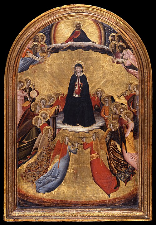 The ascension of Mary, 1413, 