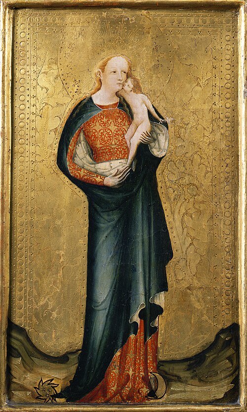 The Madonna as an apocalyptic woman, 1395, 