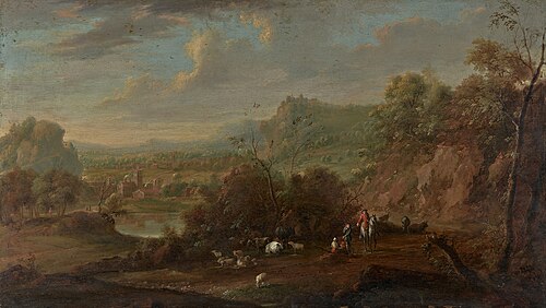 Mountainous landscape, 1750, 