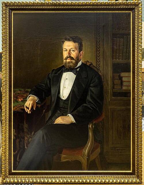 Портрет московского купца Павла Михайловича Рябушинского, 1880, 