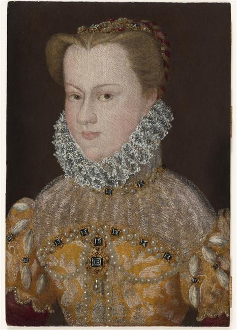 Portrait d'Elisabeth d'Autriche, 1600, 