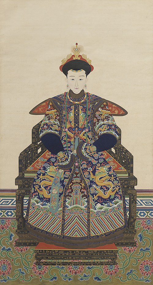 Portrait of Princess Shouzang (1829–1856), Fifth Daughter of Emperor Daoguang, , 