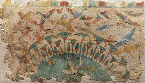 scène dans les marais du Nil, 2147, 