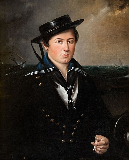Portrait d'un matelot vers 1860, 1860, 
