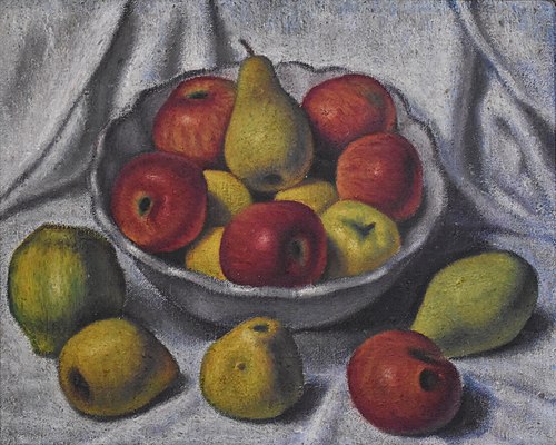 Nature morte aux fruits (pommes et poires), , 