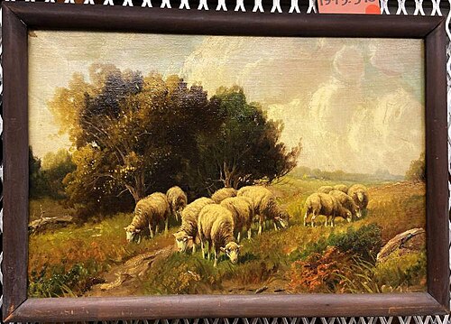 Landscape with Sheep, , 