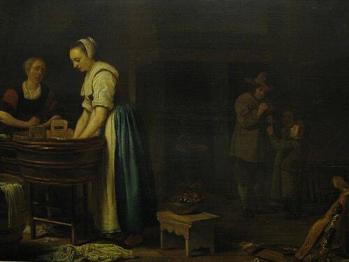 Washerwomen, 1644, 