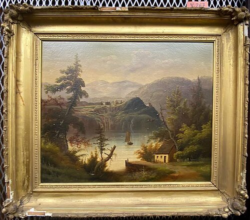 Hudson River Landscape: West Point from Garrison's Landing, , 