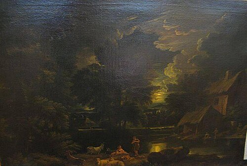 Landscape, Moonlight, 1658, 