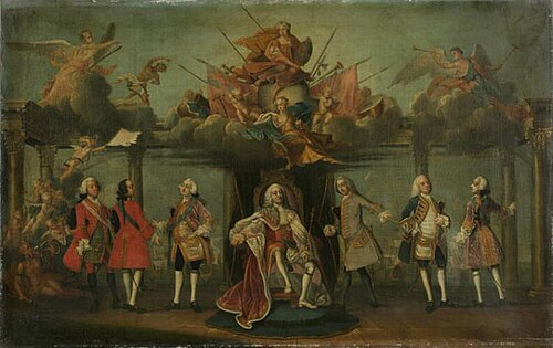 Triumph of George II, 1759, 