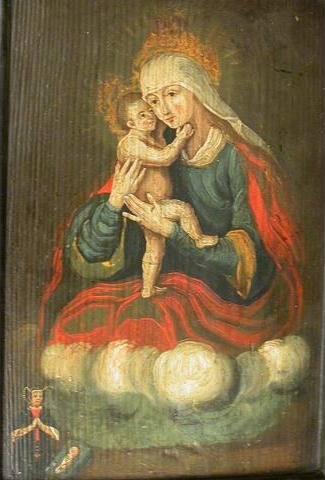 Madonna and Child with Donor, , 
