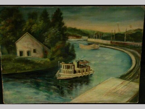 Champlain Canal, Schuylerville, N.Y., 1849, 