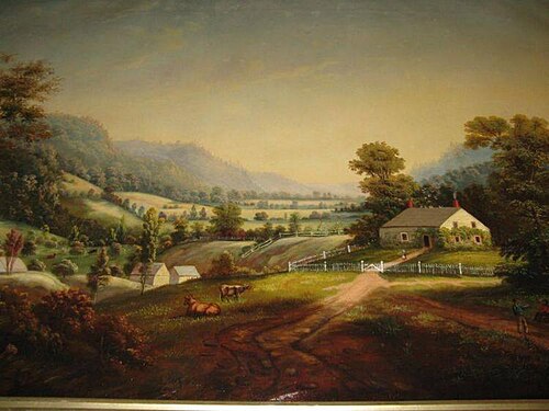 View near Cazenovia, N.Y., , 