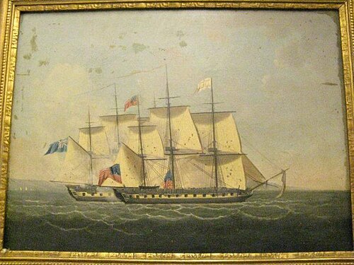 Chesapeake and Shannon, 1814, 