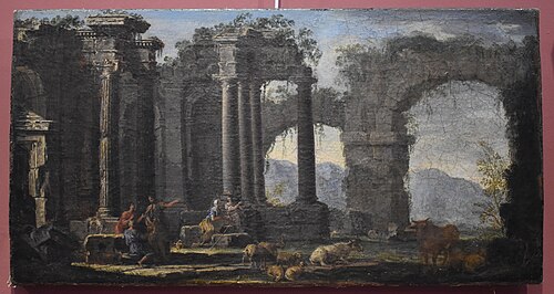 Ruines antiques, 1800, 