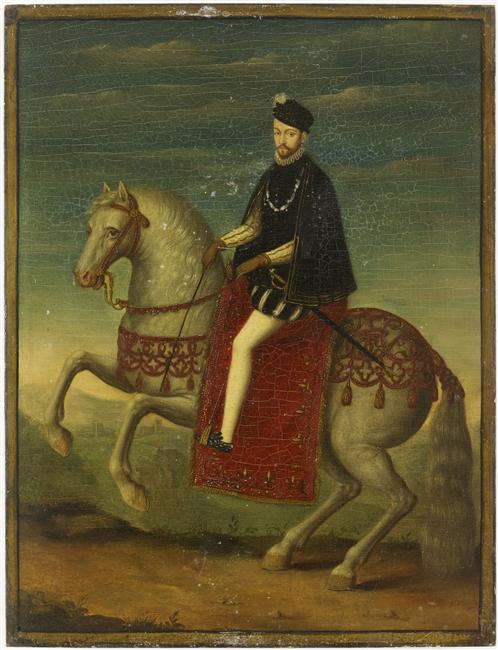 Portrait équestre de Charles IX, 1600, 