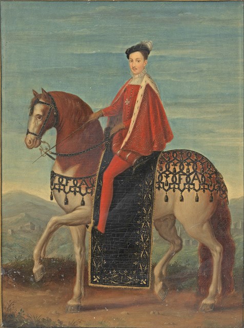 Portrait équestre de Hercule-François de France, duc d'Alençon, 1600, 