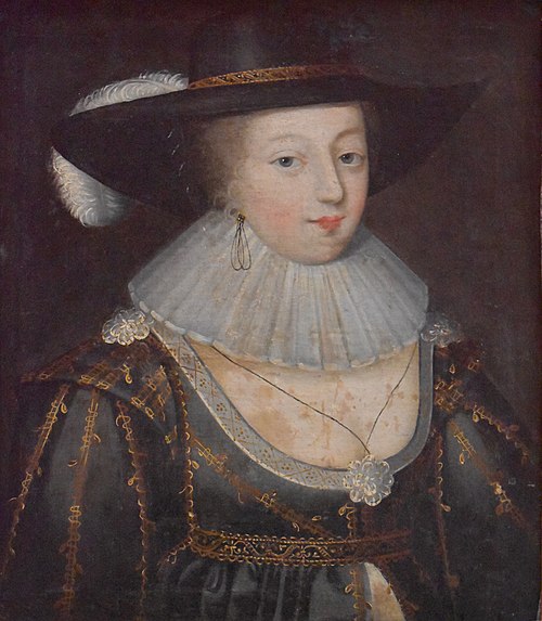 Portrait présumé de Gabrielle d'Estrées, 1600, 