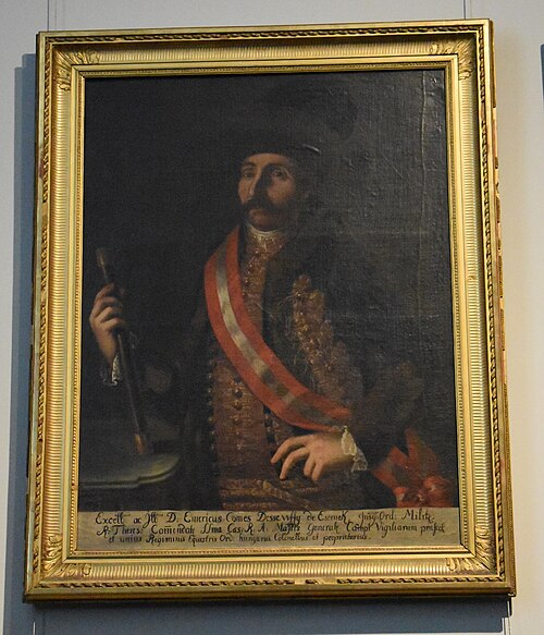 Portrait du Colonel Imre Dessewffy, 1737, 