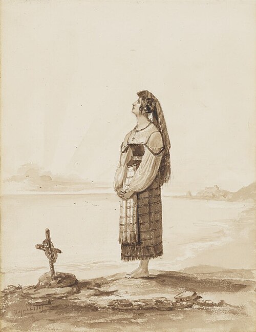 Neapolitan girl, 1827, 