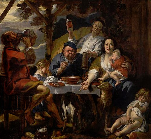 The porridge eater, 1650, 